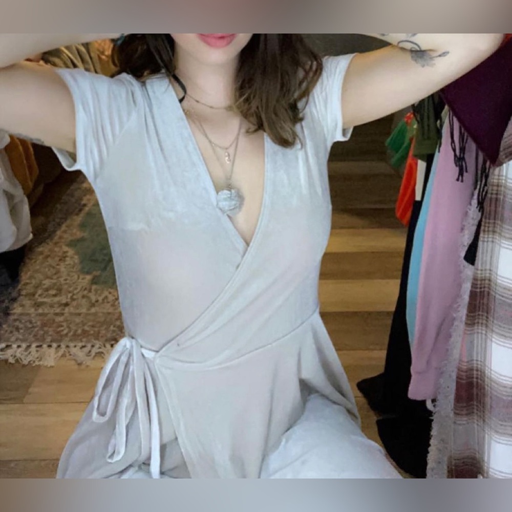 Silver dress